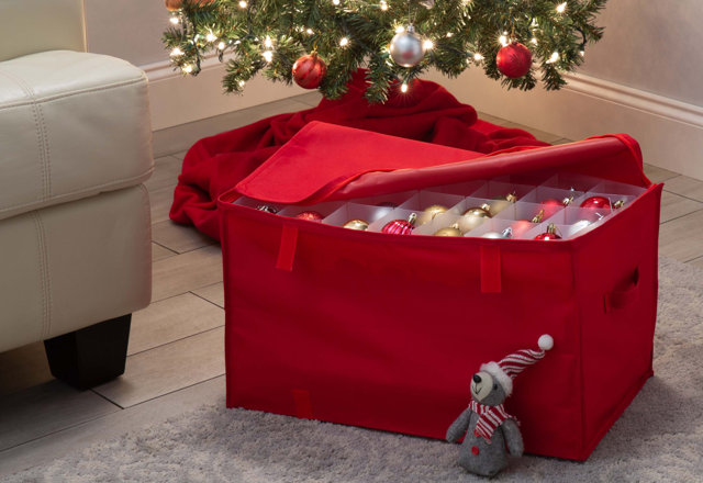 On-Budget Holiday Decor Storage